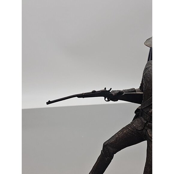 Western Heritage Cast Bronze Jim Ponter THE CAVALRYMAN Statue 1984 Franklin Mint - Picture 3 of 12